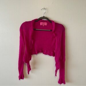 Juicy Couture Vibrant Pink Shrug